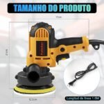 110v Politrizes Lixadeira Rotativa Multifunções Automotiva, Polidor Elétrico 700 W Lixadeira 6 Velocidades, Enceradeira de Carro com Almofadas de Polimento, Polidor de Buffer para Detalhes de Carro - Imagem 2