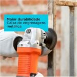 BLACK+DECKER Esmerilhadeira Angular 115mm, Ferramenta com Potência de 920W, com Controle de Velocidade, Modelo G720X, 220V - Imagem 3