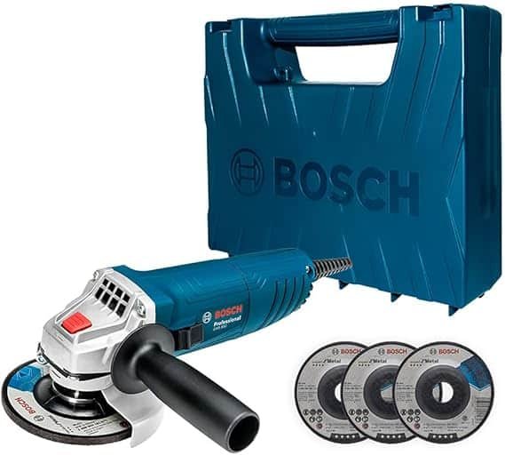 Bosch Esmerilhadeira GWS 850 850W 127V 3 Discos e Maleta Bosch Esmerilhadeira GWS 850 850W 127V 3 Discos e Maleta - Imagem 1