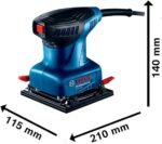 Bosch Lixadeira Orbital De Palma Gss 140 220W 127V Com 3 Lixas - Imagem 3