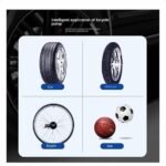 Calibrador Inflador Compressor Pneu Digital Carro Bike Moto Bomba Elétrica - LOBOY - Imagem 3