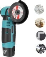 Esmerilhadeira Portatil Lixadeira Serra Angular Sem Fio Corte Polimento Ferro Ceramica Madeira Aço Multiuso Potente Resistente Cabo Ergonomico