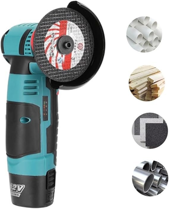Esmerilhadeira Portatil Lixadeira Serra Angular Sem Fio Corte Polimento Ferro Ceramica Madeira Aço Multiuso Potente Resistente Cabo Ergonomico Esmerilhadeira Portatil Lixadeira Serra Angular Sem Fio Corte Polimento Ferro Ceramica Madeira Aço Multiuso Potente Resistente Cabo Ergonomico - Imagem 1