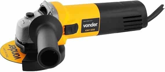Esmerilhadeira angular 4.1 2, 650 W,com disco, 127 V EAV 650 VONDER Esmerilhadeira angular 4.1/2", 650 W,com disco, 127 V~, EAV 650 VONDER - Imagem 1