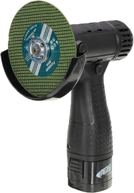 Esmerilhadeira angular sem fio de 18 V, mini esmerilhadeira angular de 76 mm operada por bateria, 11000 RPM, máquina de polimento de corte de diamante para corte e polimento, 1 bateria