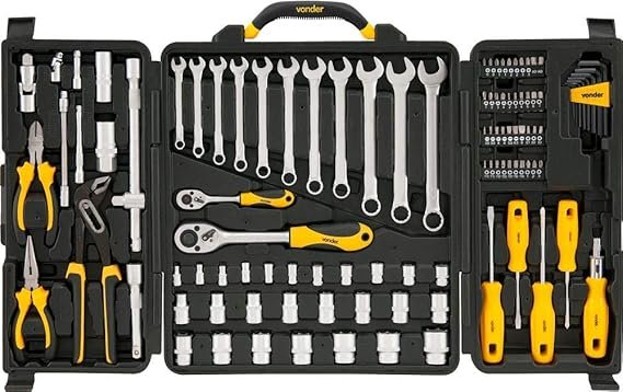 Jogo De Ferramentas Com 110 Peças Vonder Jogo De Ferramentas Com 110 Peças Vonder - Imagem 1