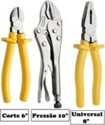 Jogo de Alicates Tramontina Master C/Alicate de Corte 3 Pç - Imagem 2