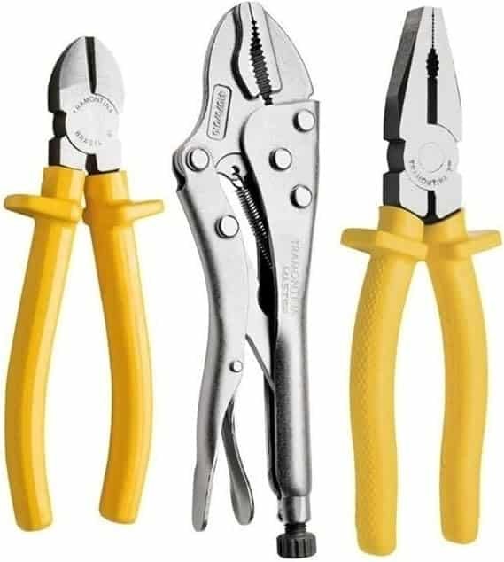 Jogo de Alicates Tramontina Master C Alicate de Corte 3 Pç Jogo de Alicates Tramontina Master C/Alicate de Corte 3 Pç - Imagem 1