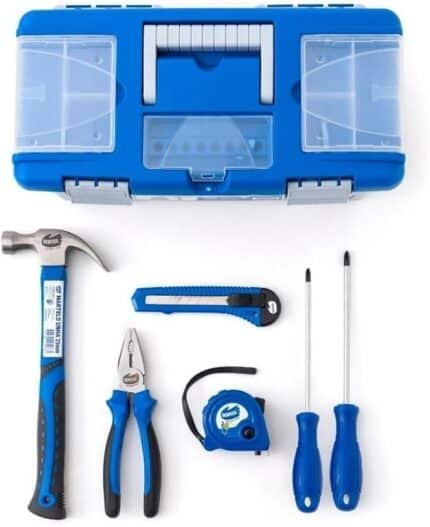 KIT DE FERRAMENTAS BEMFIXA - COM CAIXA, TRENA, ALICATE, MARTELO E MUITO MAIS