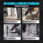 Martelete Perfurador Rompedor 1300W, 26mm, com Acessórios e Maleta - Imagem 3