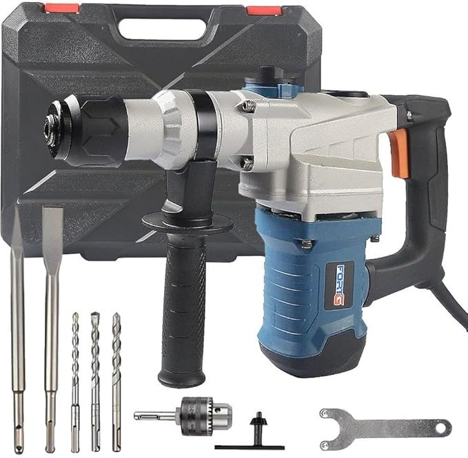 Martelete Perfurador Rompedor Profissional 2x1 SDS PLUS 850W 4.5J 26mm 220V com Acessórios e Maleta - FortG - Copia Martelete Perfurador Rompedor Profissional 2x1 SDS PLUS 850W 4.5J 26mm 220V com Acessórios e Maleta - FortG - Imagem 1