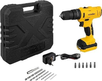 Parafusadeira/Furadeira Com Impacto A Bateria, 12 V, Fonte Bivolt Automática, Pfv 120i Vonder.