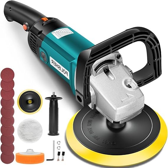 Politriz 1400W, 3000RPM, 110V, Automotiva, Multiuso, Roto Orbital, Mais Verde, Ferro Metal Politriz 1400W, 3000RPM, 110V, Automotiva, Multiuso, Roto Orbital, Mais Verde, Ferro Metal - Imagem 1