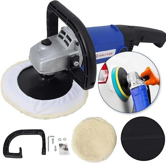 Politriz Lixadeira Multifunções Automotiva 7 1400W 180mm 3000RPMPolidor Máquina de Polir Elétrica Profissional Rotativa Máquina de Polimento Automotivo Oficina (110, Volts) Politriz Lixadeira Multifunções Automotiva 7 1400W 180mm 3000RPMPolidor Máquina de Polir Elétrica Profissional Rotativa Máquina de Polimento Automotivo Oficina (110, Volts) - Imagem 1