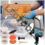 Politriz Polidor Lixadeira Elétrico Automotivo Multifuncional 900w 5 Polegadas Profissional Azul (110v Azul) - Imagem 3